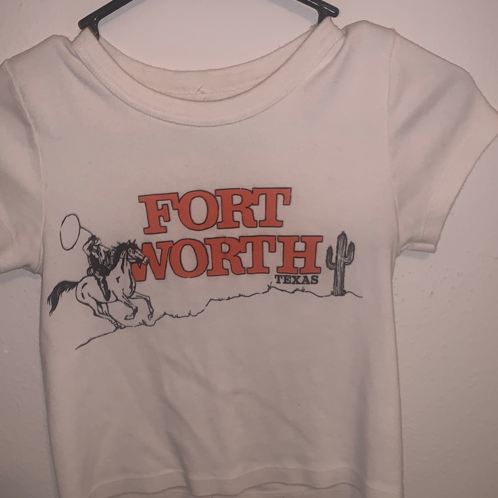 Brandy Melville Fort Worth crop top